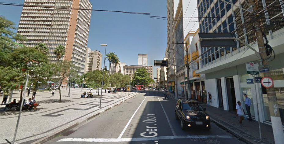 Rua General Osório em Campinas