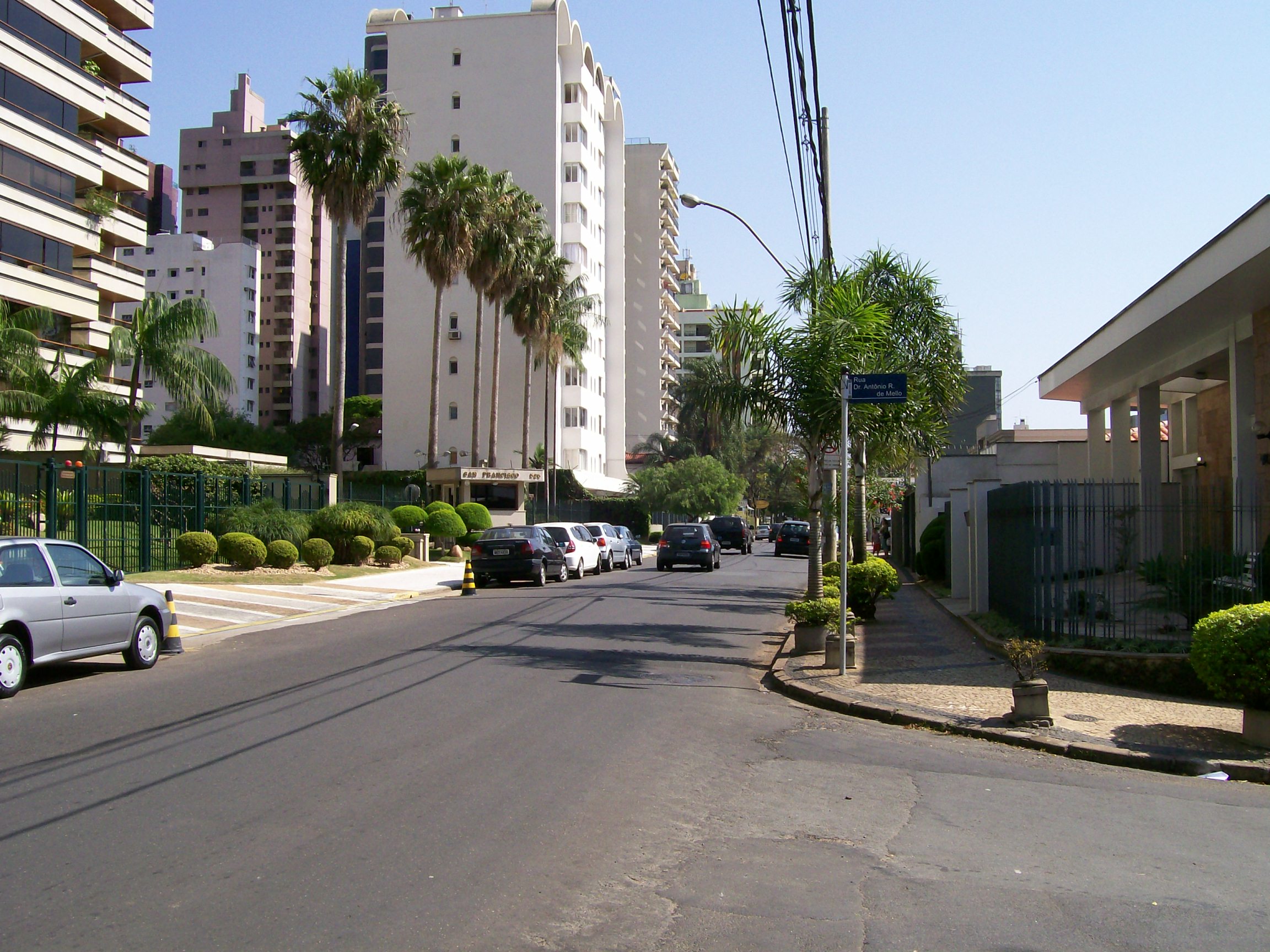 Rua Maria Monteiro em Campinas