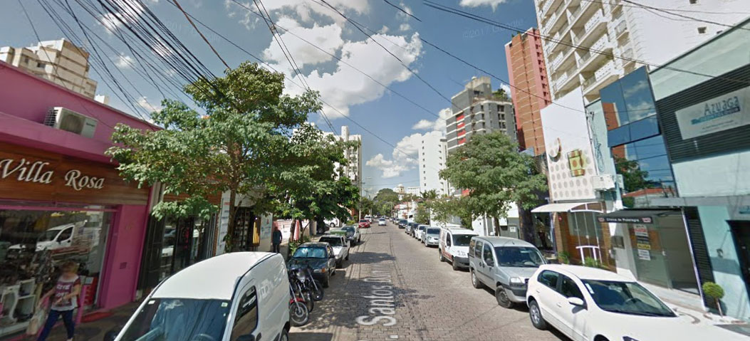 Rua Santos Dumont em Campinas