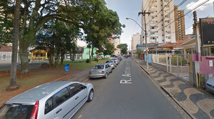 Rua Antônio Cezarino em Campinas
