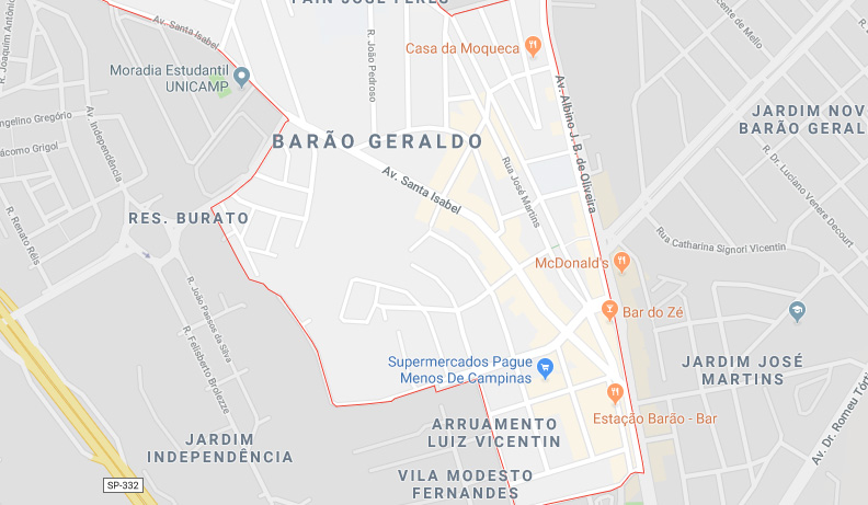 Bairro Barão Geraldo Campinas