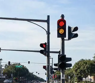 binário de trânsito