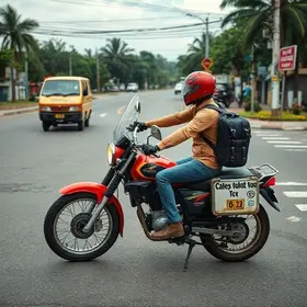 motos utilizadas para trabalho